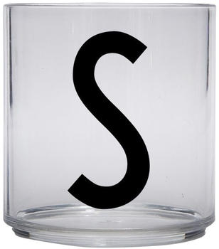 Design Letters Kids Personal Drinking Glass, S - schwarz