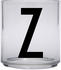 Design Letters Kids Personal Drinking Glass, Z - schwarz