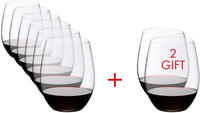 RIEDEL THE WINE GLASS COMPANY Rotweinglas "O" Made in Germany, 600 ml, 8-teilig