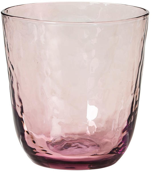 Broste Copenhagen Hammered Trinkglas 33,5cl lila