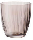 Bohemia Cristal Wasserglas Kuppa 260ml rauchbraun 6er Set