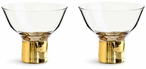 Sagaform Cocktailglas 2er Pack gold-farbend
