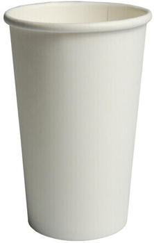 Papstar 1000 Trinkbecher, Pappe To Go 0,4 l Ø 9 cm · 13,9 cm weiss
