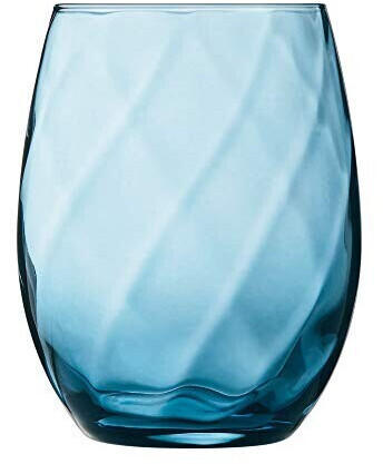 Chef & Sommelier N6675 Arpège Color Trinkglas 360ml, Krysta Kristallglas, blau, 6 Stück