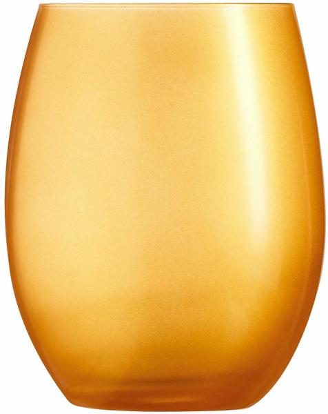 Chef & Sommelier J9017 Primarific Gold Trinkglas 350ml, Krysta Kristallglas, gold, 6 Stück