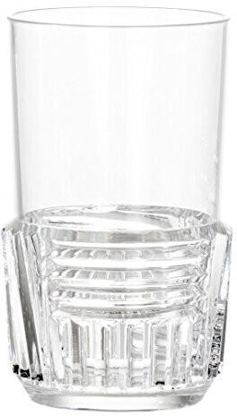 Kartell Trinkglas Klar, 15 x 8,5 cm, 4er Set