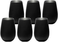 St&ouml;lzle Lausitz ELEMENTS Becher 465 ml schwarz-silber 6er Set - A