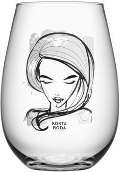 Kosta Boda All about you Glas 2er Pack need you (weiß)