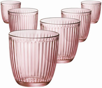 Bormioli Rocco Line Acqua Wasserglas rosa (6 Stk.)
