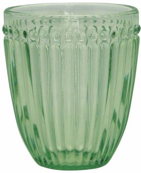 Greengate Alice Wasserglas 300 ml gr&uuml;n