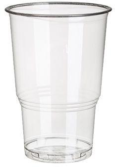 Papstar 70 Kaltgetränkebecher, PLA "pure" 0,25 l 7,8 cm · 11 cm glasklar mit Schaumrand
