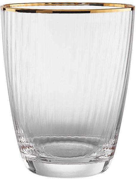 Butlers GOLDEN TWENTIES Wasserglas mit Goldrand 300 ml transparent 14639493
