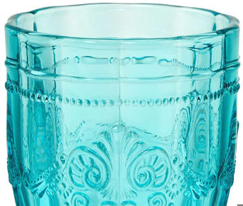Butlers Victorian 6x Trinkglas 250 ml türkis