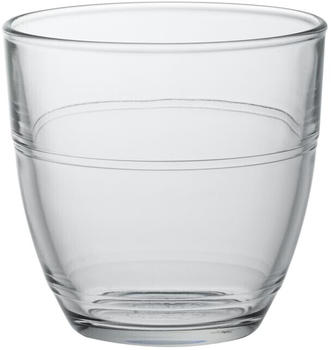 Duralex 1017AB06C0111 Gigogne Trinkglas 220ml, Glas, transparent, 6 Stück