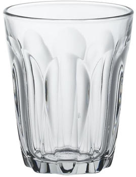 Duralex 1037AB06A0111 Provence Trinkglas 130ml, Glas, transparent, 6 Stück