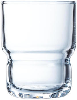 Arcoroc L7427 Log Trinkglas 160ml, Glas, transparent, 6 Stück