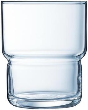 Arcoroc L9945 Log Trinkglas 270ml, Glas, transparent, 6 Stück