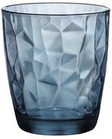 Bormioli 350220M02321990, Bormioli DIAMOND Tumbler 0,3l Ocean Blue KT 6 St