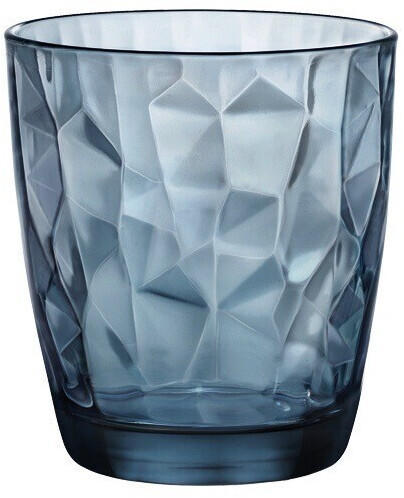 Bormioli Rocco Diamond Trinkglas 305ml Ocean Blue 6er Set