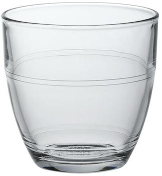 Duralex 1016AC04A0111 Gigogne Trinkglas 160ml, Glas, transparent, 4 Stück
