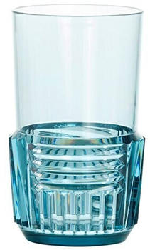 Kartell Trinkglas Hellblau, 15 x 8,5 cm, 4er Set