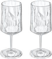Koziol Superglas CLUB No. 4 2er Set 300 ml transparent rosa quartz - Gl&auml;ser melon