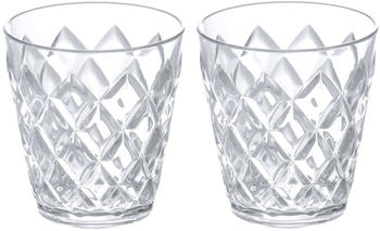 Koziol Crystal Glas 0.25 L, Crystal Clear (2Er-Set)