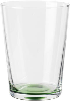 Broste Copenhagen Hue Trinkglas 30 Cl, Clear / Olive Green