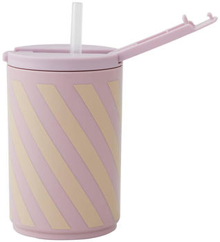 Design Letters Kids Life Trinkhalm-Becher 330 Ml, Lavendel