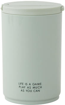 Design Letters Kids Life Trinkhalm-Becher 330 Ml, Hellgrün