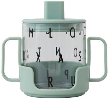 Design Letters Grow With Your Glass Starter Set Kinder Trinkglas, Grün (3Tlg.)