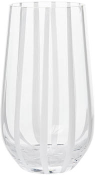 Broste Copenhagen Stripe Trinkglas, H 15 Cm