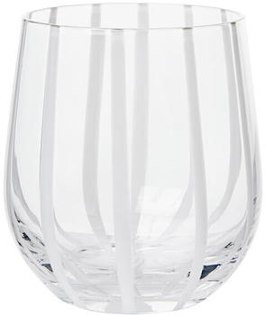 Broste Copenhagen Stripe Trinkglas, H 10 Cm