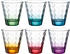 Leonardo Trinkglas OPTIC 6 Stück sortiert 215 ml violett (025922)