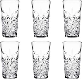 Pasabahce Longdrinkglas Timeless stackable, 0,47 ltr., Ø 6,4 cm, Set á 6 Stück, Glas (520055)