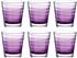 Leonardo VARIO Struttura Trinkglas klein 250 ml violetter Verlauf 6er Set