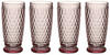 Villeroy & Boch Villeroy & Boch Boston Coloured Longdrinkglas 400 ml rosa 4er Set