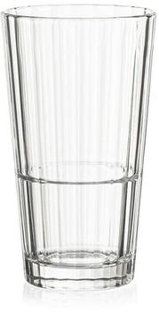 Bormioli Rocco 6x Klar 395ml Oxford Bar Stapelbar Highball-Gläser - Groß Glas Wasser Gin Saft Cocktail Trinkgläser Becher-Set - von Rocco