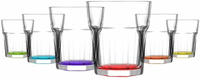LAV 6 teiliges farbiges Gläser-Set 