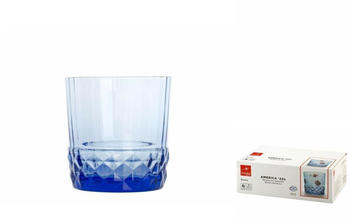 Bormioli Rocco Gläserset America20s Blau 6 Stück Glas 300 ml
