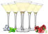 Sendez 6 Martinigläser 230ml Martinigläser Martinischalen Cocktailschale Cocktailgläser