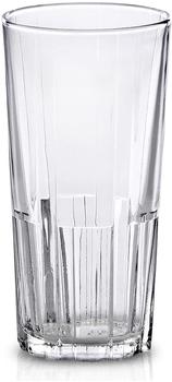 Duralex 1084AB06A0111 Jazz Longdrinkglas, Saftglas, Wasserglas, 300ml, Glas, transparent, 6 Stück