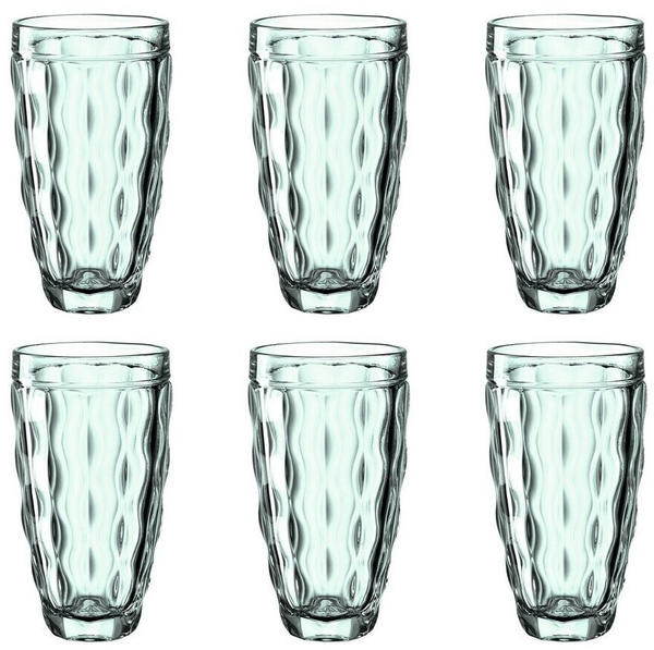 Leonardo Longdrinkglas BRINDISI Glas, 370 ml, 6-teilig Grün