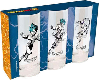 ABYstyle Bicchieri Dragon Ball Super : 3 Pack (ax2), Trinkgläser, Transparent