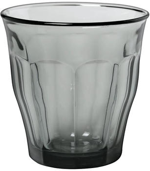 Duralex 1027HC04A0111 Picardie Panaché Trinkglas 250ml, Glas, grau, 4 Stück