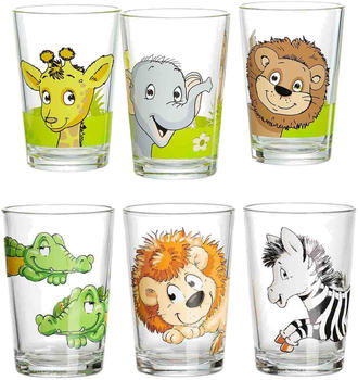 Ritzenhoff & Breker Kinderbecher 6er Set Dschungeltiere & Happy Zoo