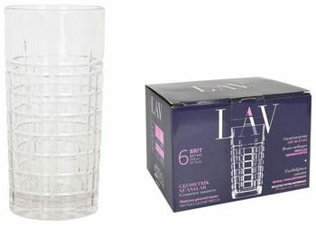 LAV Gläserset Brit (6 uds) (356 ml)