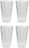 Stelton A/S Stelton Trinkglas Pilastro 4er Set, Trinkbecher, Becher, Glas, Clear, 350