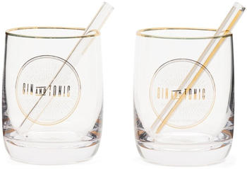 Rivièra Maison Le Club Gin & Tonic Glas - 2er-Set - transparent - 2er-Set à 353 ml