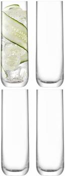 LSA Borough Longdrinkgläser 420ml Klar x 4